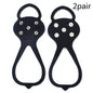 Unisex Men 5 Teeth Ice Gripper For Shoes Crampons Ice Gripper Spike Grips Cleats For Snow Studs Non-Slip Climbing Hiking Covers