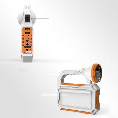 Lanterne solaire de camping multifonctionnelle à LED