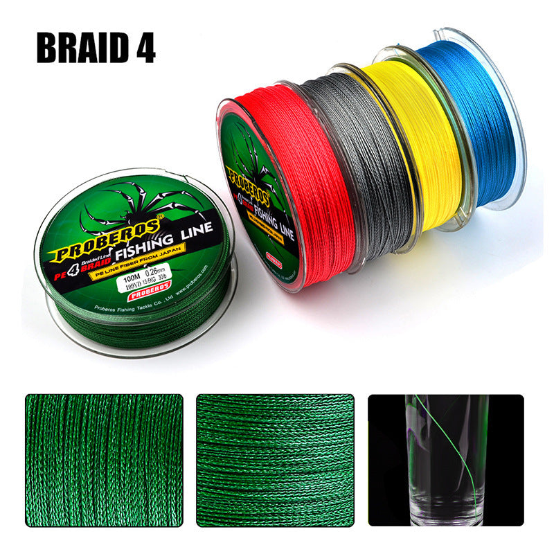 4 Braided 100m Vigorous Horsefish Line