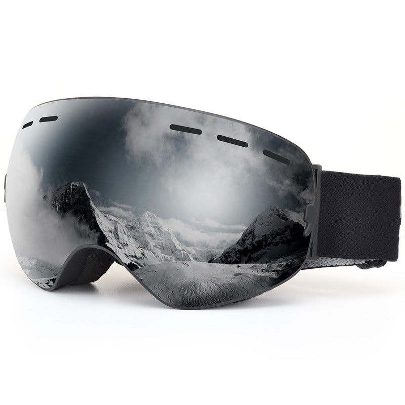 Grand miroir sphérique enduit, lunettes de myopie à la cocaïne coupe-vent, lunettes de ski HX18 Edge