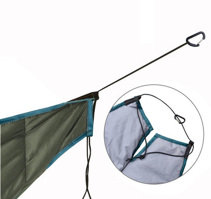 Hamac de camping pratique et pliable, portable et étanche, idéal pour les loisirs en plein air