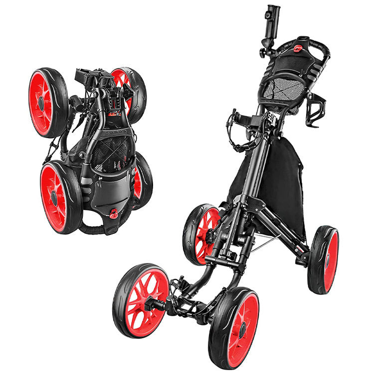 Chariot de golf pliable à 4 roues Fournitures de golf