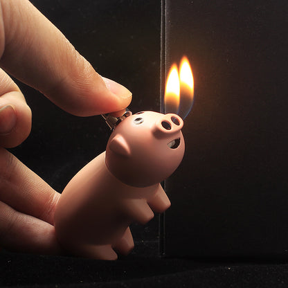 Briquet à double flamme Mr Pig TB928