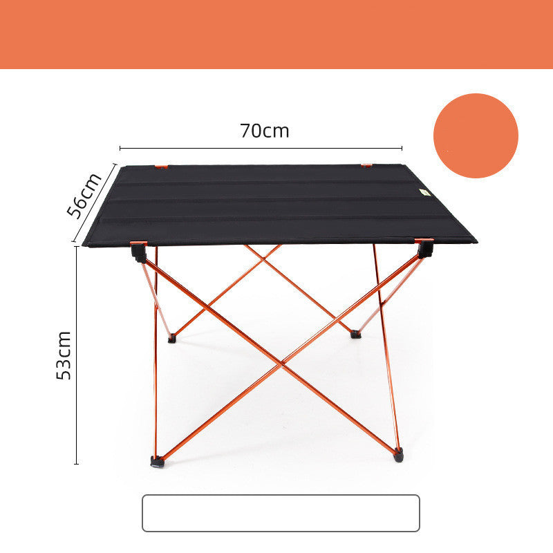 Tables et chaises pliantes en alliage d'aluminium portables