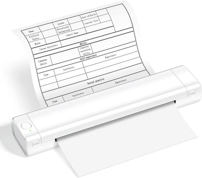 Imprimante thermique portable sans encre pour devoirs, format A4, pour questions erronées