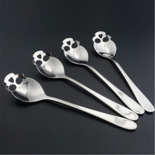 Hot Sale Coffee Mixing Spoon Sugar Spoon Bone Spoon Skull Spoon Skull Coffee Spoon