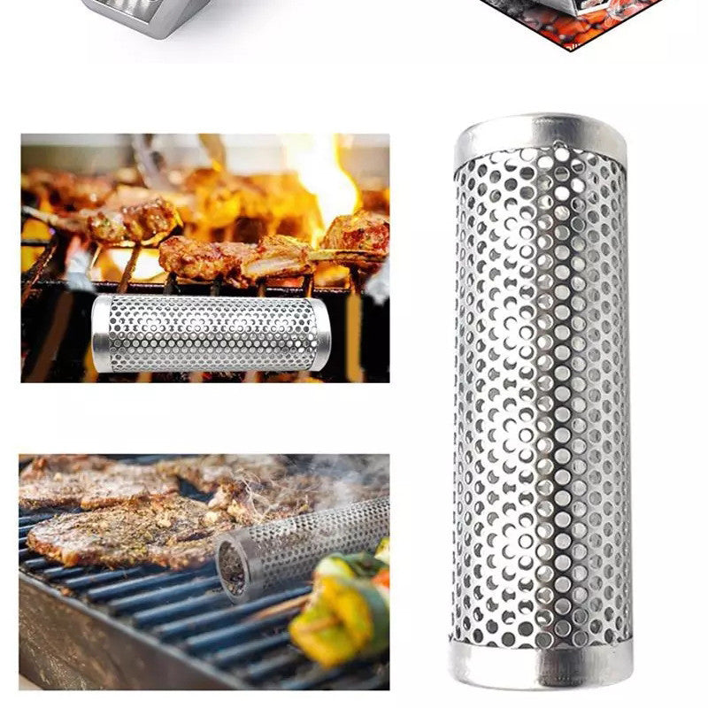 Accessoires pour support de plateau de barbecue en acier inoxydable pour tuyau de fumée