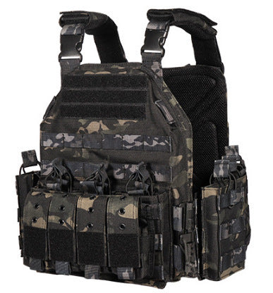 Gilet tactique à démontage rapide, équipement de protection CS pour ventilateur militaire extérieur, gilet tactique de combat 6094, combinaison de camouflage