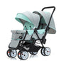 Stroller Children's Lightweight Baby Front And Rear Sitting Plus-sized Four-wheel Convenient Double Sitting Lying Folding Cart