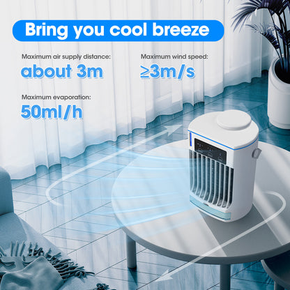 Nouveau mini refroidisseur d'air ventilateur de pulvérisation d'humidification domestique