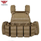 Combat Camouflage Amphibious Tactical Vest Outdoor Military Fan CS Tactical Vest