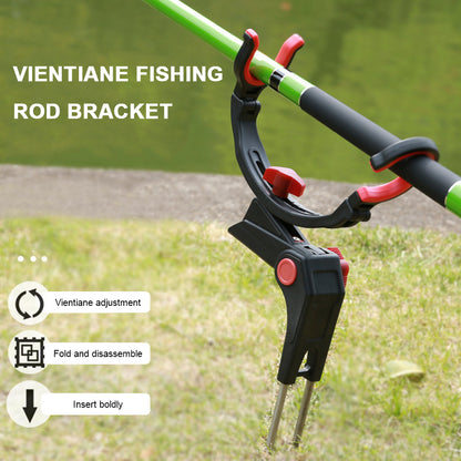 360 Degree Adjustable Fishing Pole Holder Universal Fishing Foldable Bracket Sea Lake Fish Rod Rack Stand Fishing Accessories