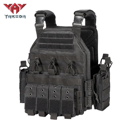 Gilet tactique à démontage rapide, équipement de protection CS pour ventilateur militaire extérieur, gilet tactique de combat 6094, combinaison de camouflage