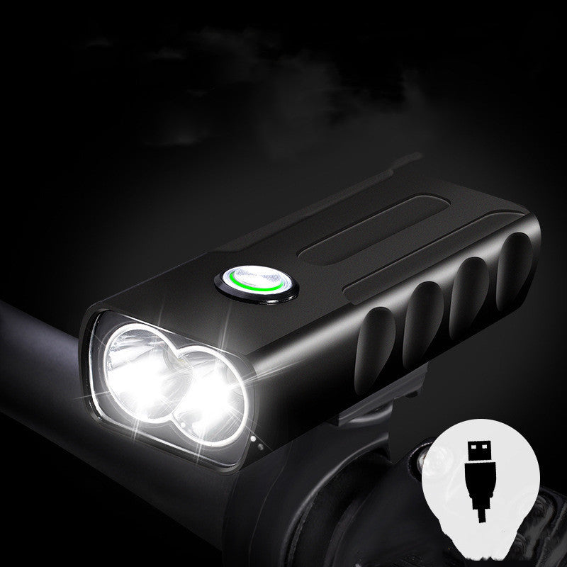 Phare de nuit super lumineux rechargeable pour équipement de conduite