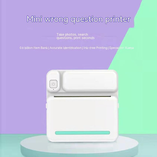 Mini-imprimante Bluetooth thermosensible portable