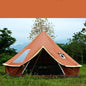 Tente yourte Camping extérieur Pyramide Cheminée Protection solaire