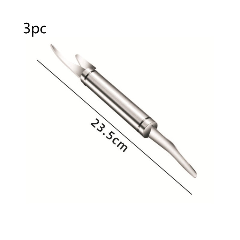 Multifunctional Stainless Steel Shrimp Remover  Shrimp Line Fish Maw Knife Fish Cutter Scissories Fish Scale Remover Kitchen Gadget Accessories Tools Creative Kitchen Tools