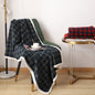 Couverture en laine d'agneau Plaid Couverture unie Couverture de sieste Couverture de sieste